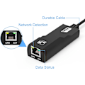Miniatyrbilde 4 av 5: USB Ethernet-adapter, USB 3.0 til RJ45 Ethernet-adapter, 1000 Mbps