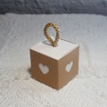 Miniatyrbilde 4 av 5: （gul+hvit）Gaveeske, 50 stk Bryllupsgaveeske, Papp