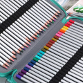 Miniatyrbillede 3 af 4: PU Læder 200 Indsæt Super Stor Kapacitet Multi-Lag Elev C