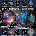 Miniatyrbillede 2 af 5: Planetarium Stjerneprojektor, Mexllex Realistisk Galaxy Lys Projektor