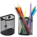 Miniatyrbillede 2 af 5: 3 stk. magnetiske mesh-organisatorer, penneholder-opbevaringskurve til St