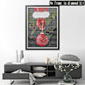 Miniatyrbild 2 av 5: （18）3 stycken DIY diamantmålning julkit, 5D jul Emb