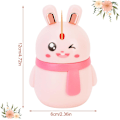 Miniatyrbillede 5 af 5: 1 stk. Pink Automatisk Pop-Up Tandstik Dispenser Sød Kanin Kawaii