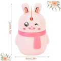 Pikkukuva 5 / 5: 1 kpl Pinkki automaattinen ponnahdushampaiden annostelija söpö kani Kawaii