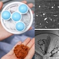 Miniatyrbillede 2 af 5: 1 stk. lilla genanvendelig vaskemaskine - fnugfilter til kæledyr - vaskemaskine M