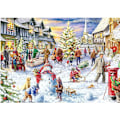 Miniatyrbild 2 av 3: Julsnögubbe, 1000 bitar Jul Pussel papper explosi