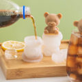 Miniatyrbillede 4 af 5: Sæt med 2 silikoneforme til isbjørne til te, kaffe og juice