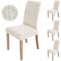 Miniatyrbilde 2 av 5: (Beige) Stolovertrekk 1 stk, Stretch Spisestoltrekk Moderne