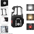 Miniatyrbilde 3 av 5: 2 stk. bærbar mini arbeidslys 800 lumen 7 moduser nøkkelring vanntett