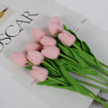 Miniatyrbillede 1 af 5: Kunstige tulipaner, falske tulipaner, ægte følelse, PU-tulipaner