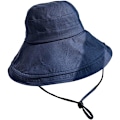 Miniatyrbillede 1 af 5: （navy）Dame Strandhat Foldbar Sommerhat Bredskygget Capeline Be