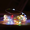 Miniatyrbillede 2 af 5: Farverige lyskæder, 5m 50 LED lyskæder batteri små til