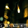 Miniatyrbilde 3 av 5: 200 LED-lys, varmt hvitt, dekorative julelys for