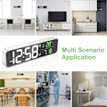 Miniatyrbild 5 av 5: Digital väckarklocka, väggklocka morgon väckarklocka LED digital M