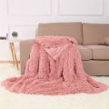 Miniatyrbilde 3 av 5: Rutete fleeceteppe Super Soft Faux Fur Look Mikrofiber Rutete Så