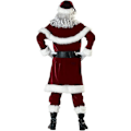 Miniatyrbillede 2 af 5: Julemandskostume Julemand Plus Size XL Kostume