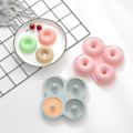 Miniatyrbillede 2 af 5: Silikone Donut Bageform 4 Hulrum Doughnut Maker Form Silikone