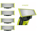 Miniatyrbilde 1 av 4: Reservedeler til Philips barbermaskin, 4-pakning (modell QP220/50)