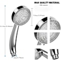 Miniatyrbillede 2 af 5: LED Brushoved, Universal Brushoved til Badeværelse, 7 Farver Automatisk