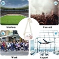 Pikkukuva 5 / 5: Läpinäkyvä crossbody-laukku, stadionille hyväksytty läpinäkyvä käsilaukku
