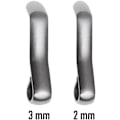 Miniatyrbillede 3 af 5: Remme til ure - Udskiftningsspænde i rustfrit stål med PVD-belægning 16 mm Multip