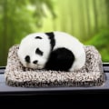 Pikkukuva 1 / 5: Harmaa bambuhiili-ilmanpuhdistuspussi, Sleeping Panda -auton koriste
