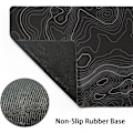 Miniatyrbillede 3 af 5: Toographic Contour Black XL Gaming Mouse Pad Extended Geographic