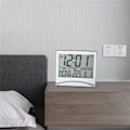 Miniatyrbillede 5 af 5: Sølv Digitalt Vækkeur Skrivebord Temperatur LCD Display