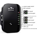 Miniatyrbillede 5 af 5: Sort Kraftful WiFi Repeater WiFi Forstærker 300Mbps 2.4G WiFi Rep