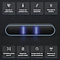 Miniatyrbild 5 av 5: Bärbar Bluetooth-högtalare Trådlös högtalare med LED-ljus Hands-