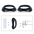 Miniatyrbild 3 av 5: Linsram för Meta Quest 3 Vr Headset Glasögon Magnetiska glasögon
