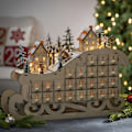 Miniatyrbillede 1 af 4: Træ 24 nedtælling julekalender Kreativ hjem slæde kalender