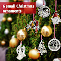 Miniatyrbillede 5 af 5: (Lille Engel) Glædelig Jul Ornament, Juletræ Hængende D