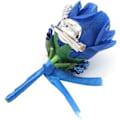 Miniatyrbilde 4 av 5: 2 stk Kunstig Blomster Menn Boutonniere Håndlaget Silke Rose Menn Cor