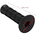 Miniatyrbilde 3 av 5: 1 par gummihåndtak for styret (22 mm), ergonomisk sklisikkert MTB-grep