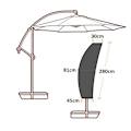 Pikkukuva 5 / 5: 1PC （280cm）Suuri offset-aurinkovarjon suojus teleskooppivarrella