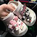 Miniatyrbillede 5 af 5: 11 stk. par Ledi Rabbit skotilbehør til Croc Charms til Tee