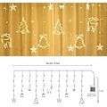 Miniatyrbilde 2 av 5: LED-lyssnor julegardinlys 3,5M vanntett fe lys
