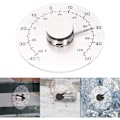 Miniatyrbild 1 av 5: Fönstertermometer, transparent utomhustermometer, självhäftande
