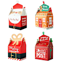 Miniatyrbild 1 av 5: 40-pack julklappsaskar i kraftpapper - julklappsaskar i form av godis