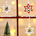 Miniatyrbild 4 av 5: Julgranshängen i trä 18 st julgransprydnader i trä