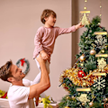 Miniatyrbillede 2 af 5: LED julelys indendørs vindues juledekoration indendørs Li