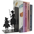 Miniatyrbillede 3 af 4: Metal Don Quixote bogstøtter. Inspireret af Cervantes' værk.