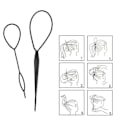 Miniatyrbild 4 av 5: 2 st Hårstyling Clip Ponytail Maker Styling