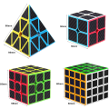 Miniatyrbild 3 av 5: Speed ​​Cube Set, Puzzle Cube Bundle av 2x2 3x3 4x4 Pyramid Speed