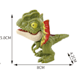 Pikkukuva 4 / 5: 4 kpl Sormenpureva Tyrannosaurus Rex Dinosaurus Lelulelu Uutuuslelu