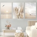 Miniatyrbild 1 av 5: Set med 3 väggposters, 30 x 40 cm Elegant, för vardagsrum, sovrum