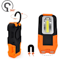 Miniatyrbilde 3 av 5: LED arbeidslys 3W COB LED bærbar magnetisk lommelykt AAA Bat