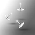 Miniatyrbillede 2 af 5: (Transparent)，200 stk. 12mm trykknapper, små trykknapper i plast
