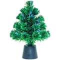 Miniatyrbild 1 av 5: Mini julgran med USB-driven färgad fiberoptisk jul